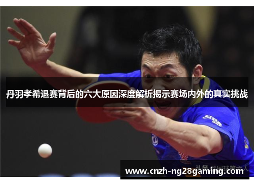 丹羽孝希退赛背后的六大原因深度解析揭示赛场内外的真实挑战